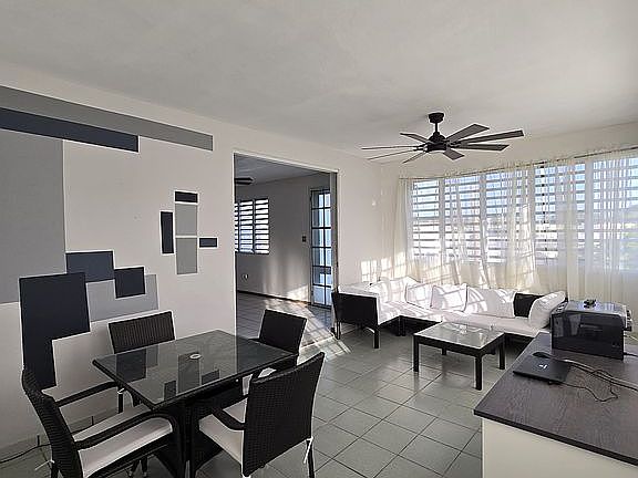Living and dining upstairs 