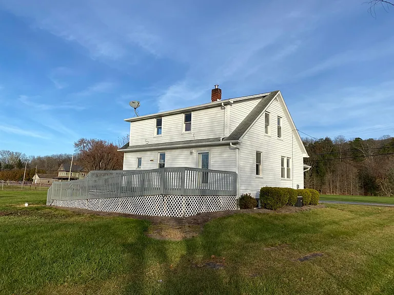 rear of house