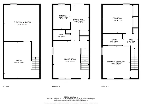 Floor plan 1316 Palmer House Ct
