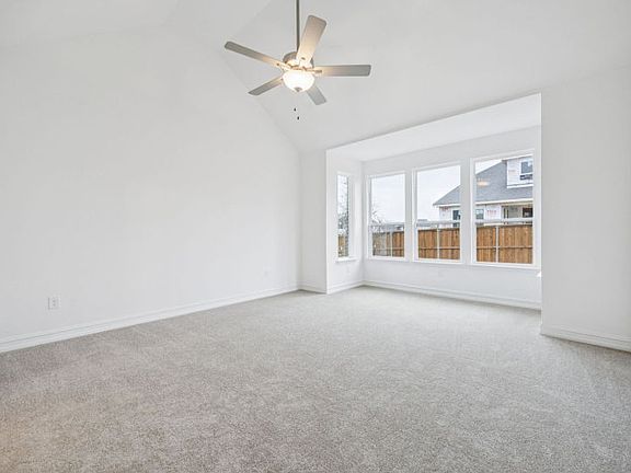 Owner s suite showing optional bay window