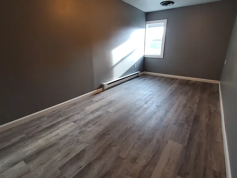 Bedroom with two closets