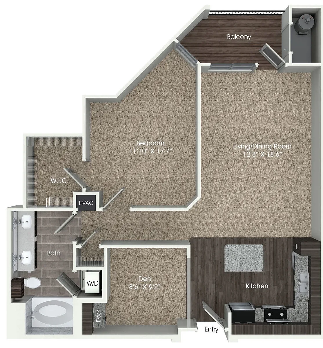 Floor plan A1DP