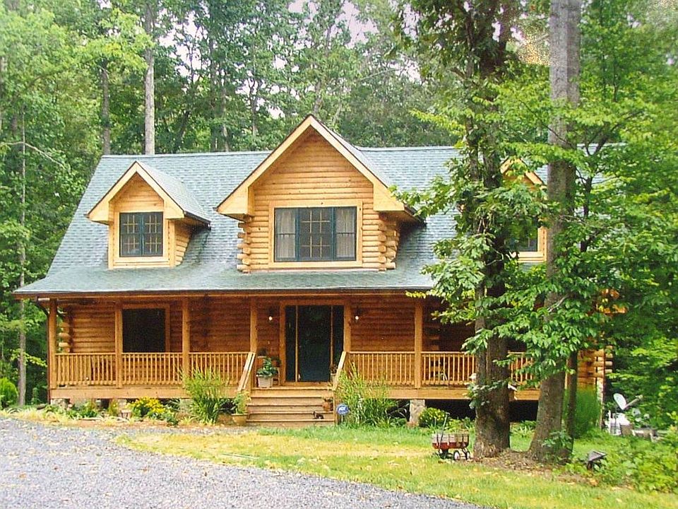 Log Home in the Woods