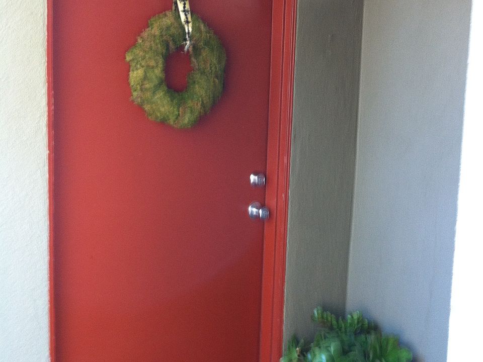 View of front door. Welcome home!