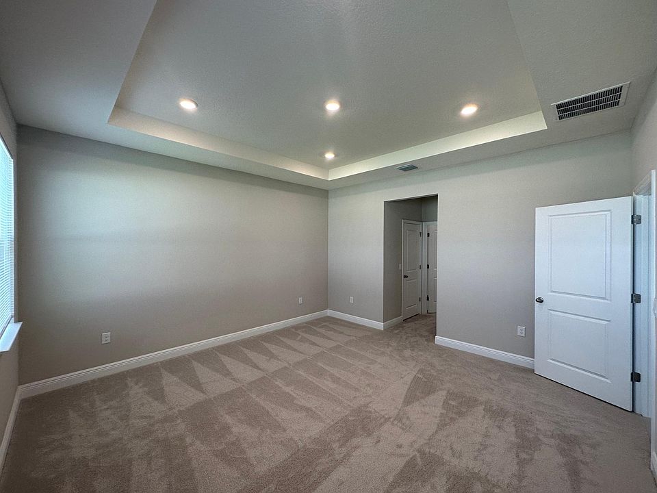 Master Bedroom with ceiling lights installed