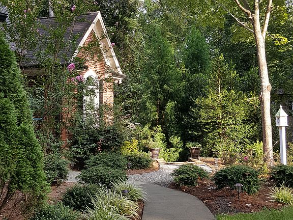 Inviting walkway to entrance
