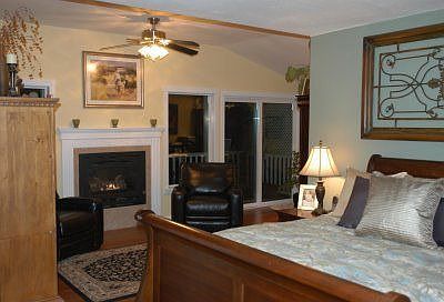 Master suite opens to dedicated deck.