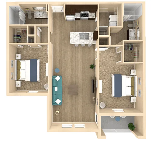 Floor plan Mirage
