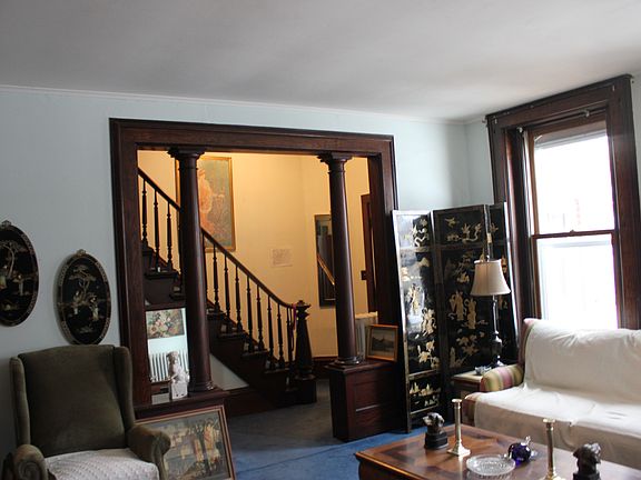 Living room to entry & stair