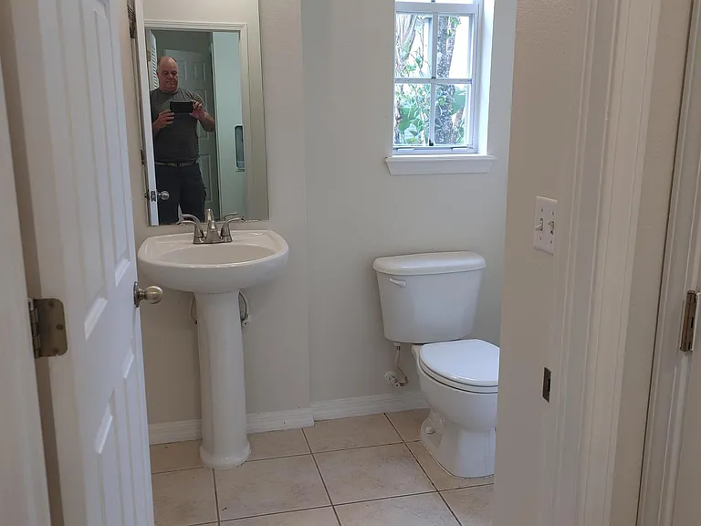 1st floor half bath