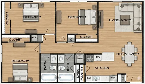 Floor plan 3X2