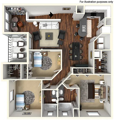 Floor plan 3A