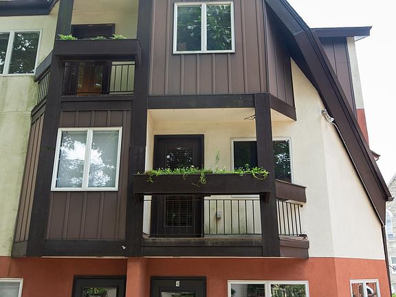 Entrance to home is door on the right. This a multi-level townhome.