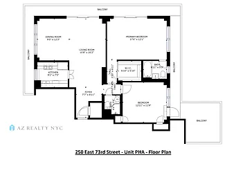 Rented by AZ REALTY NYC LLC