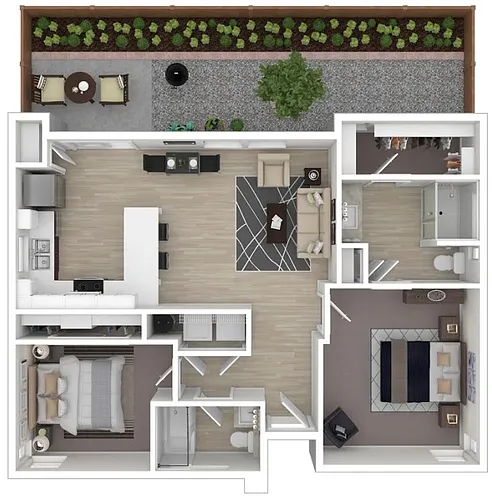 Floor plan 58-B1