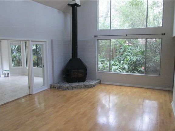 One of the TWO working-wood fireplaces!!!