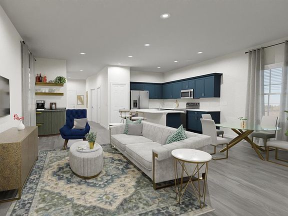 Enjoy a spacious and open living area, ideal for gathering with family and friends. Artists render