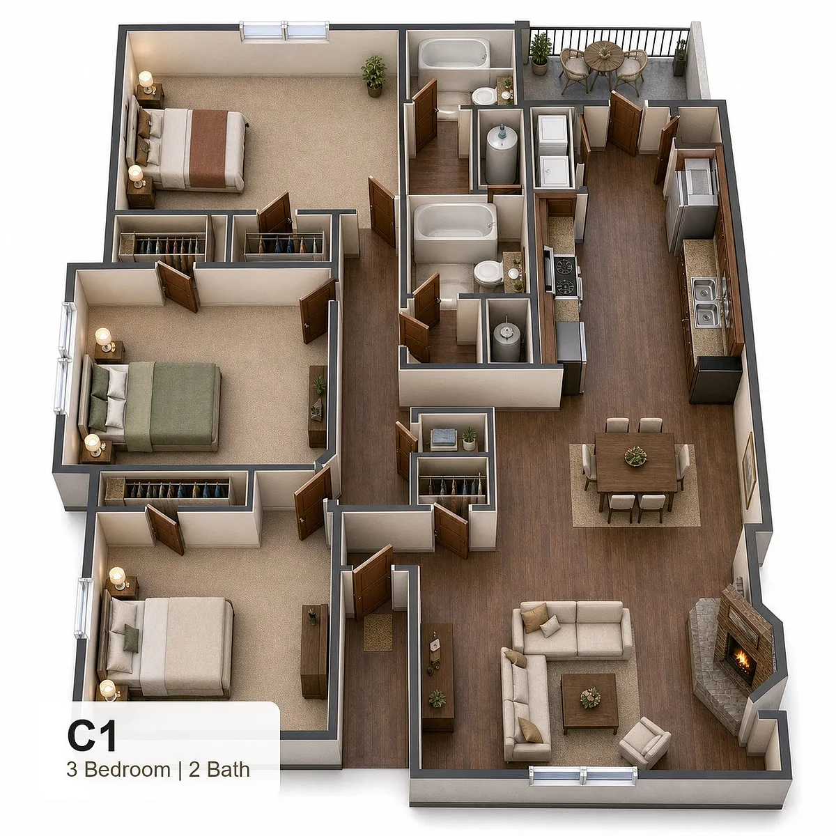 Floor plan C1