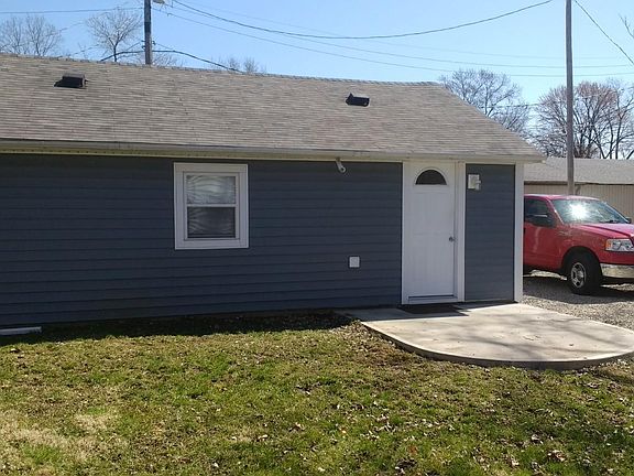 Back porch, just off the kitchen.
