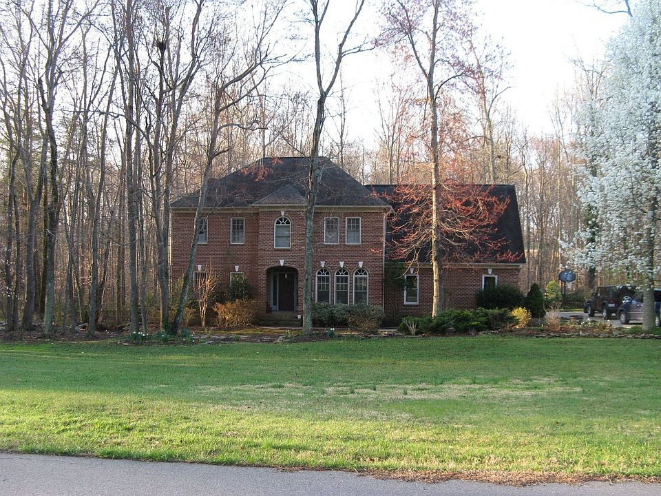 house front in spring