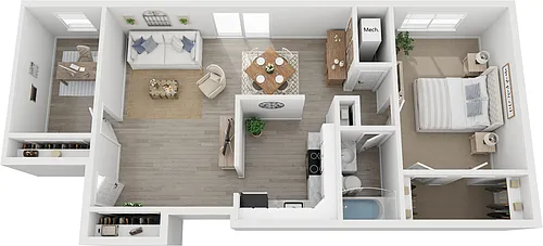 Floor plan Aventura with Den
