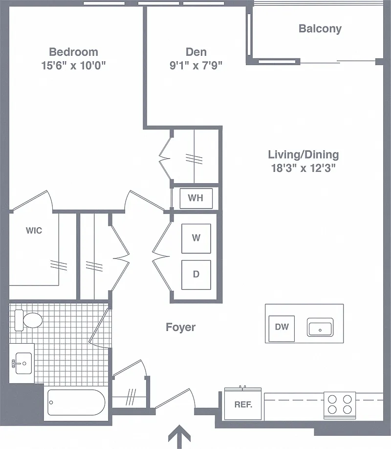Floor plan RB1B