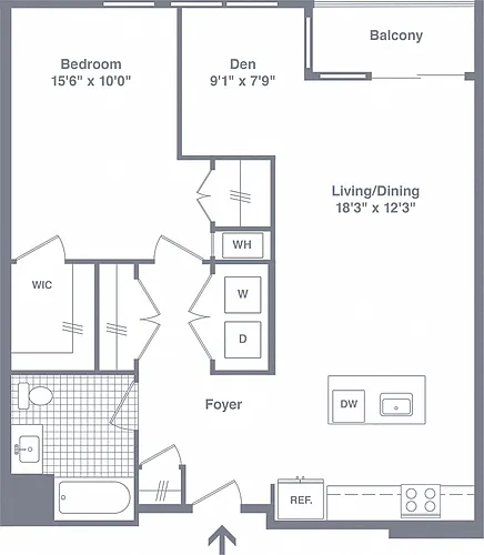 Floor plan RB1B