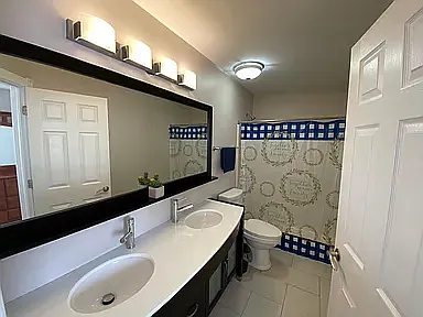 Masters bedroom's bathroom