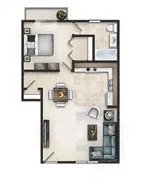 Floor plan The Nook, Premium