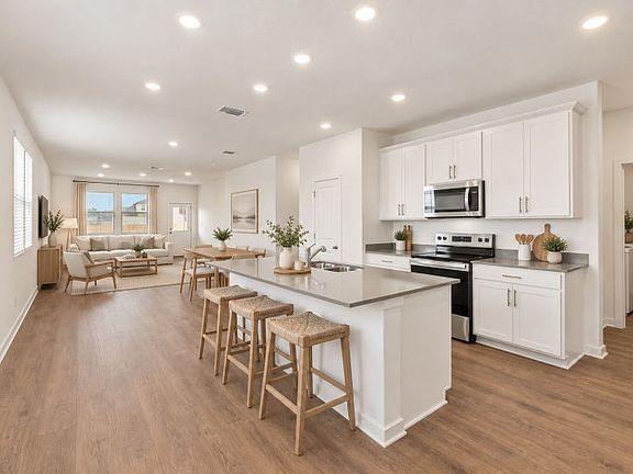 Kitchen Open to the Gathering Space