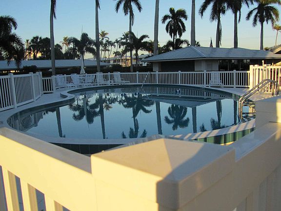 Heated pool for those occasional chilly days