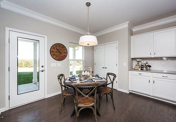 Breakfast Area. Buffington Model Home- Options and selections may vary