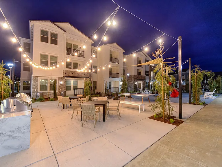 BBQ and Outdoor Seating Area