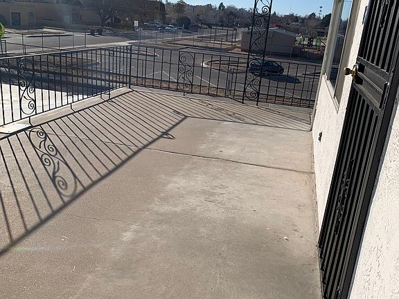Patio and front door