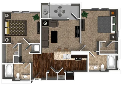 Floor plan B2