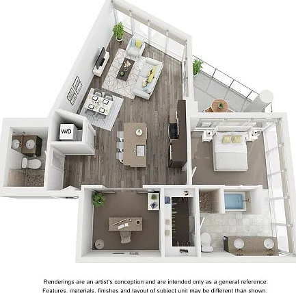 One bedroom Floorplan One bedroom Floorplan