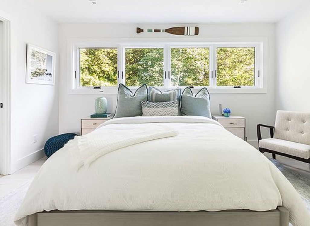 Guest one with queen bedding, Jack and Jill bathroom one