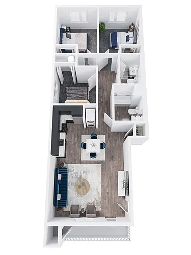 Floor plan Three Bedroom