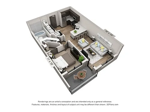 Floor plan Travis (Affordable)