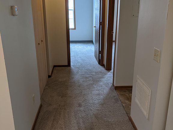 Hallway with large Closet