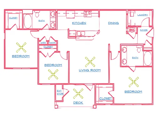 Floor plan Queen Alexandra
