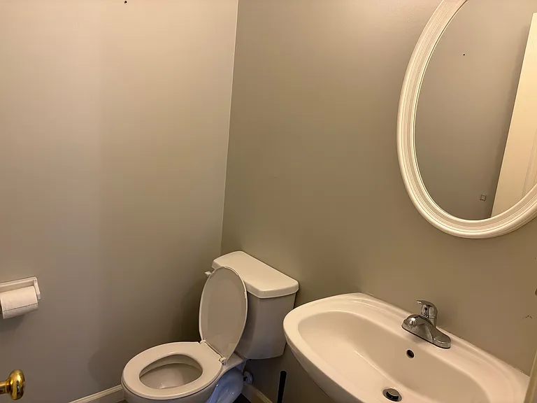 Main floor half bath