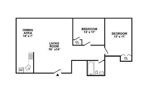 Floor plan B3