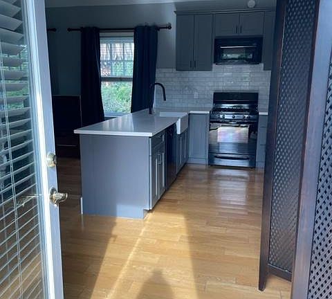 View into the kitchen