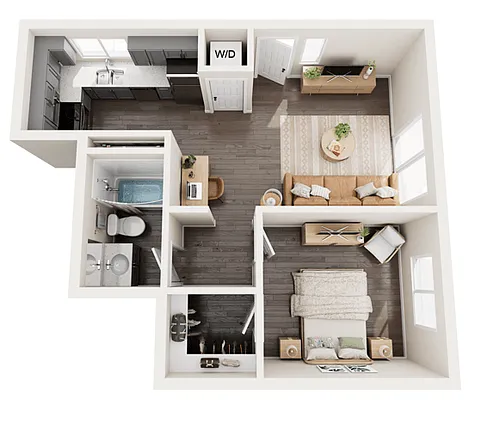 Floor plan Villa 1