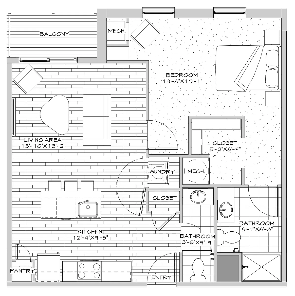 Floor plan B8