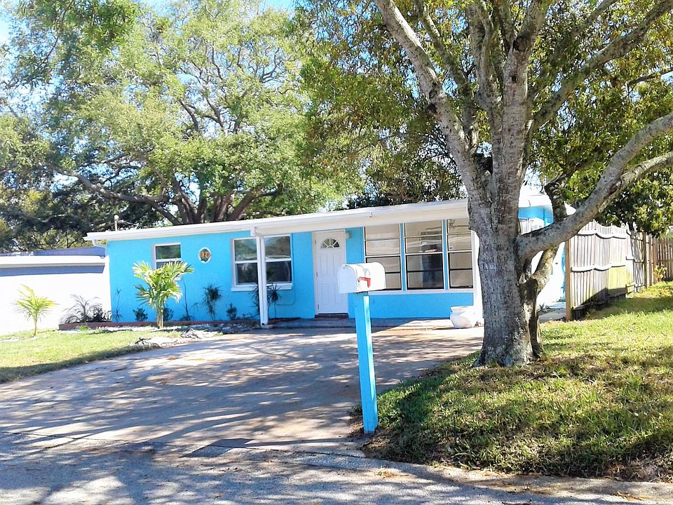 FRONT VIEW with beautiful shade trees