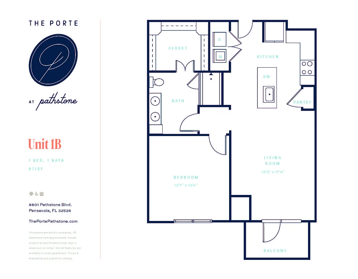Floor plan 1B