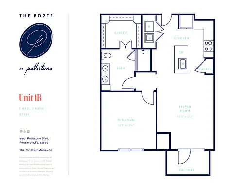 Floor plan 1B