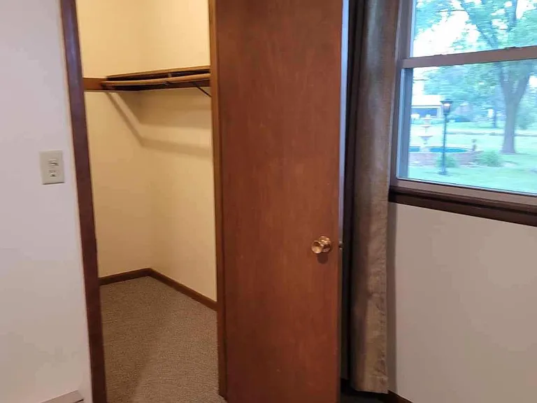 Large walk-in closet for extra storage